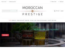 Tablet Screenshot of moroccanprestige.com